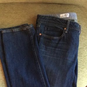 Gap real straight jeans